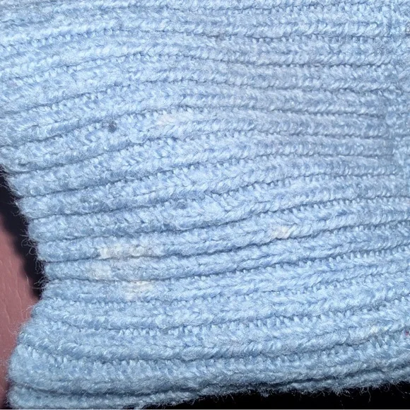 Aerie size small oversized Soft Blue Crew Neck Sweater - Picture 6 of 12